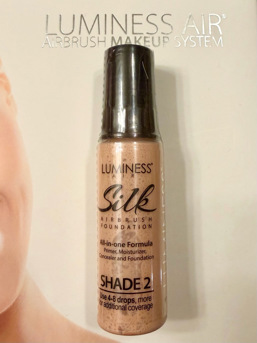 Luminess Air Silk Airbrush Foundation Shade 2 New Sealed
